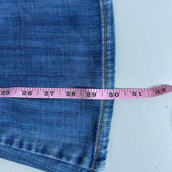 VINTAGE Y2K FRANKIE B Butterfly Blue Jeans - Picture 8 of 8